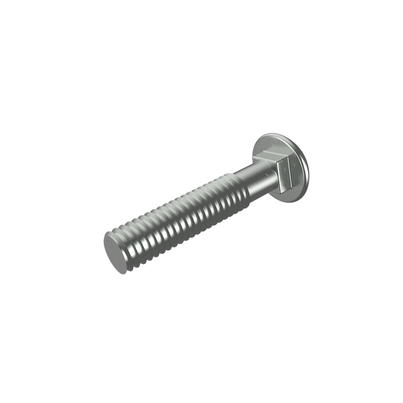 M10 x 40 Cup Head Bolt ZP