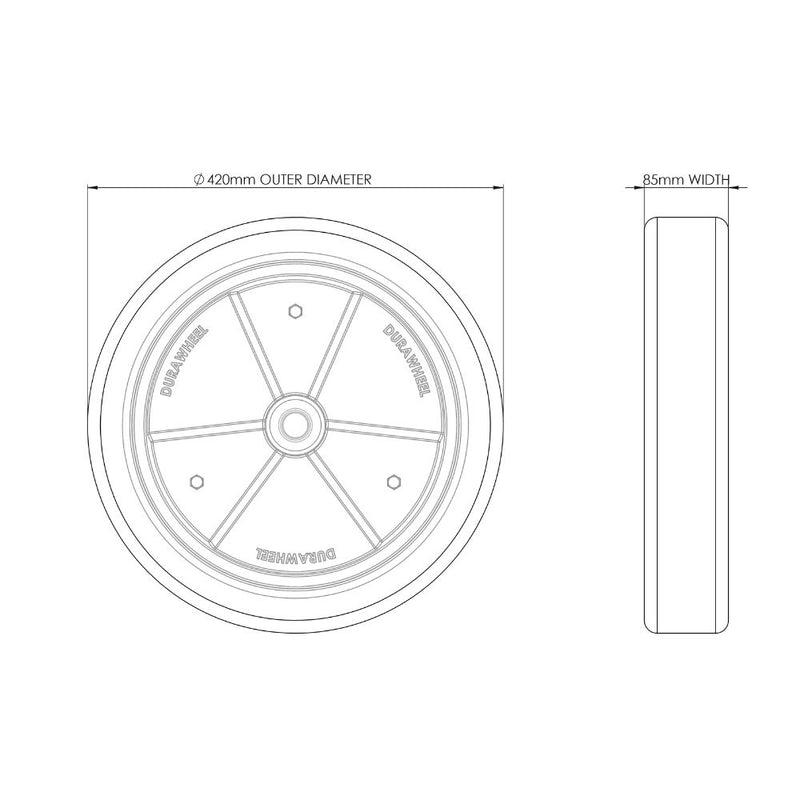 Press Wheel Square Profile