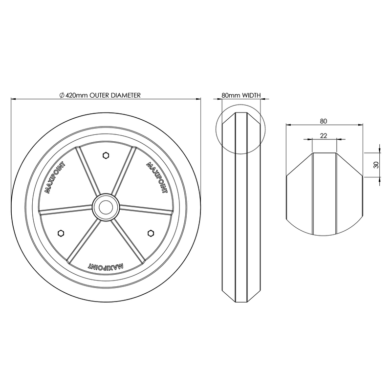 Single Press Wheel System - V Profile