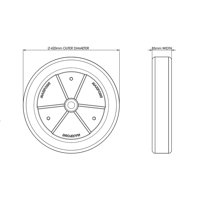Single Press Wheel System – Square Profile