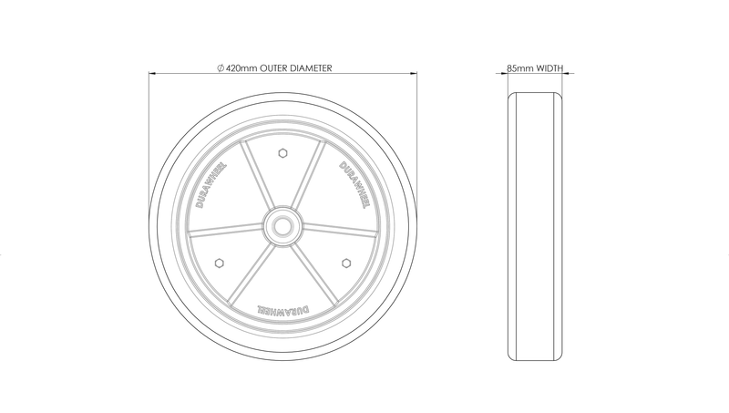 Conserva Press Wheel Flat Profile